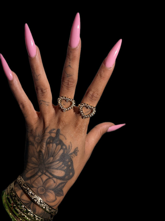 Heart Halo Ring