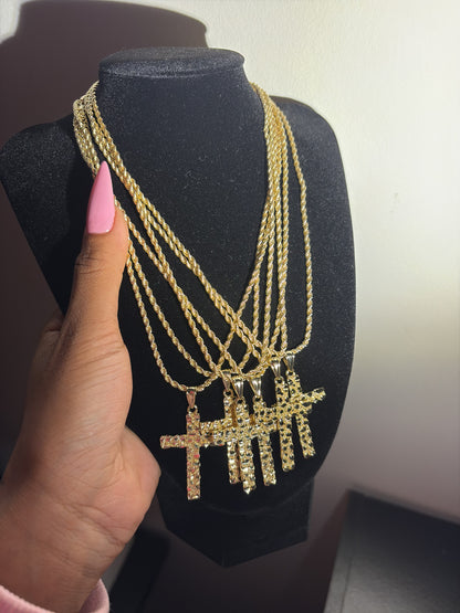 Golden Cross Necklace