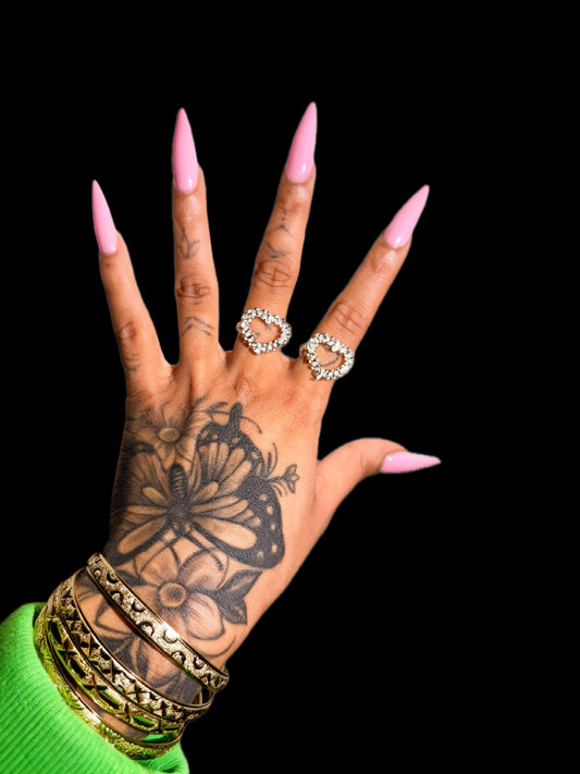 Heart Halo Ring