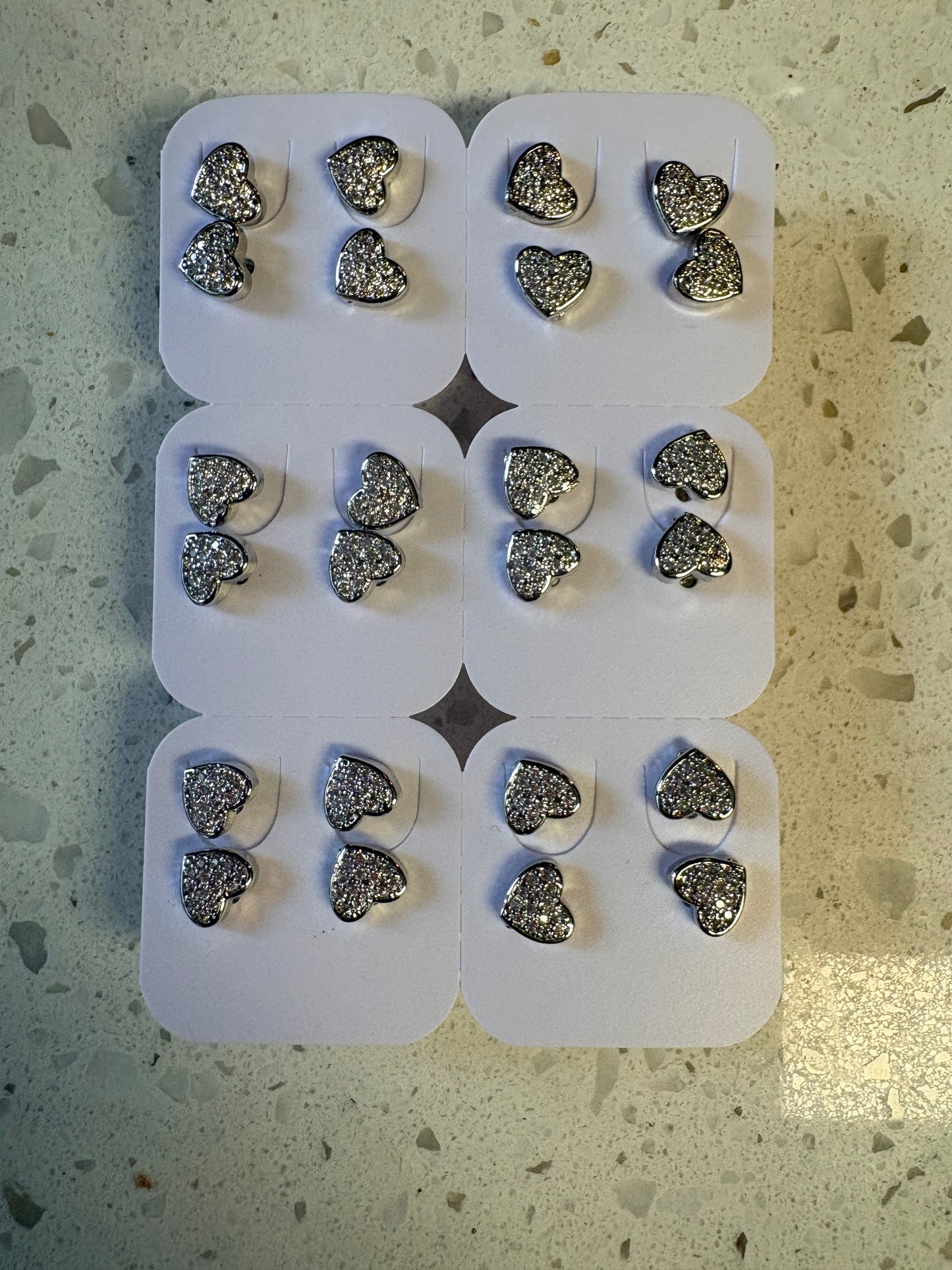 Heart Studs